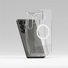 COQUE RINGKE FUSION MAGNETIQUE MAGSAFE GALAXY S25 ULTRA TRANSPARENT
