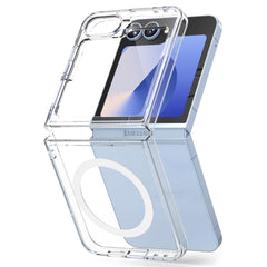 COQUE POUR GALAXY Z FLIP 6 RINGKE FUSION MAGNETIQUE MAGSAFE TRANSPARENTE
