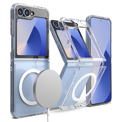 COQUE POUR GALAXY Z FLIP 6 RINGKE FUSION MAGNETIQUE MAGSAFE TRANSPARENTE
