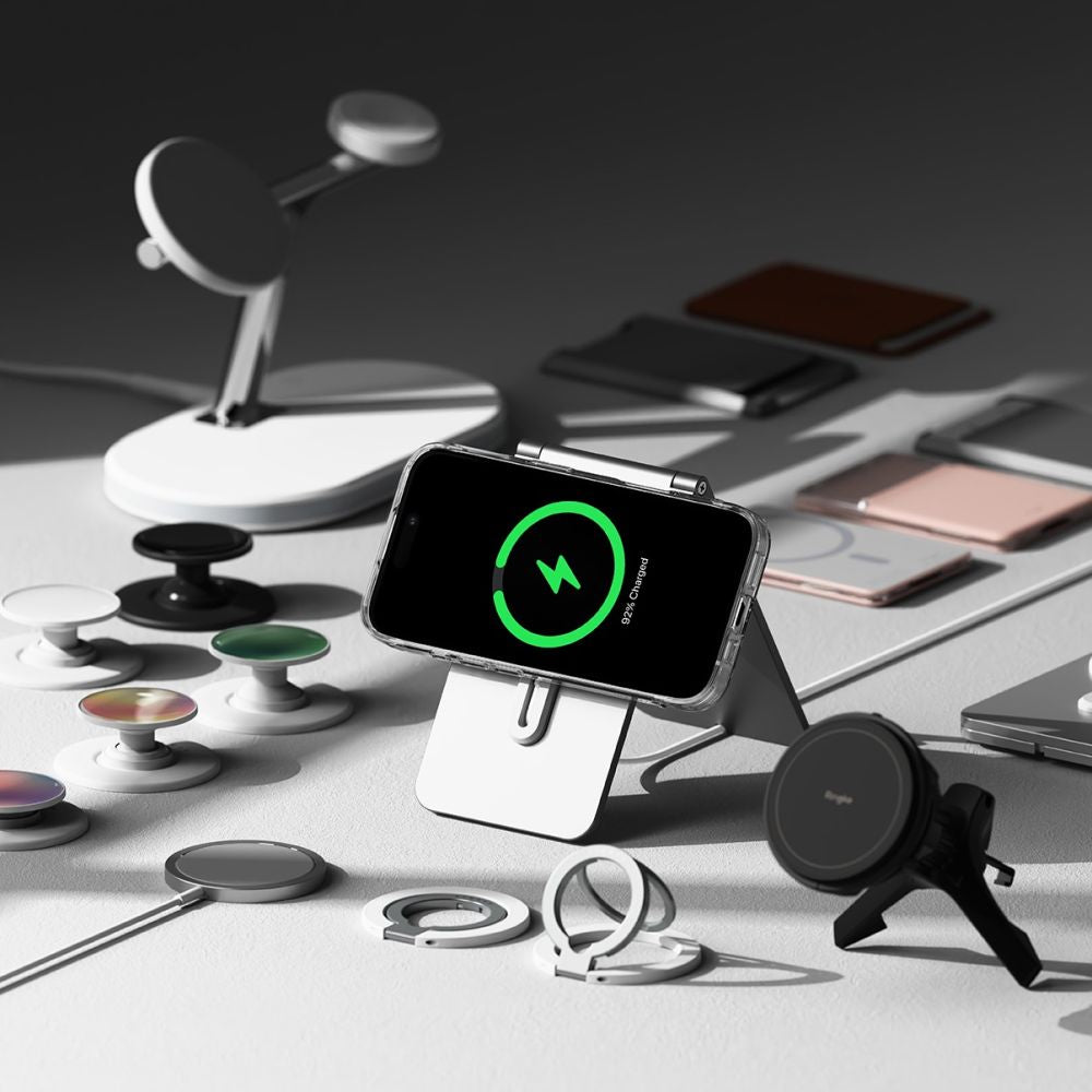 COQUE RINGKE FUSION MAGNETIQUE MAGSAFE IPHONE 16 TRANSPARENTE