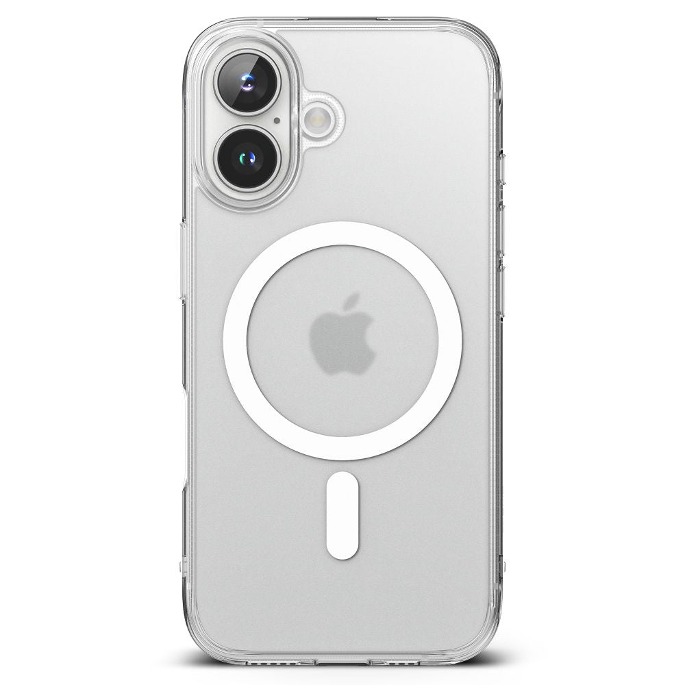 COQUE RINGKE FUSION MAGNETIQUE MAGSAFE IPHONE 16 MATTE TRANSPARENT