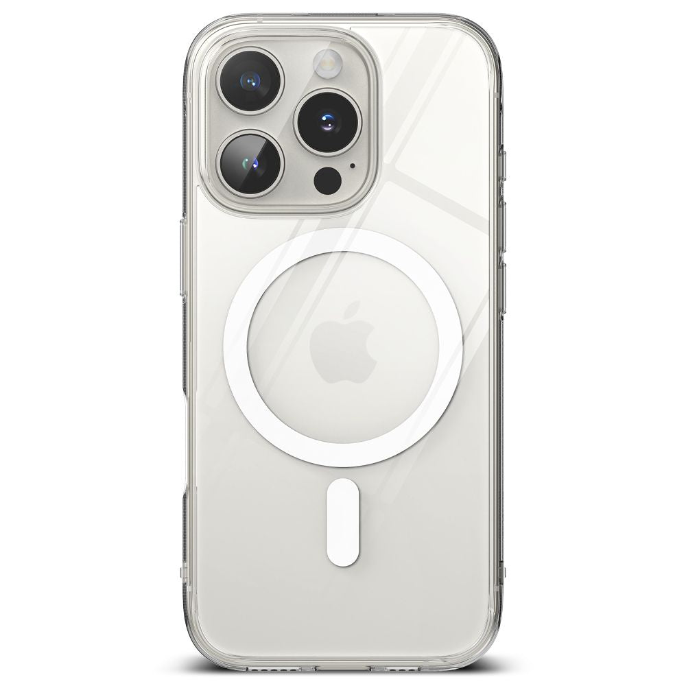 COQUE RINGKE FUSION MAGNETIQUE MAGSAFE IPHONE 16 PRO TRANSPARENTE