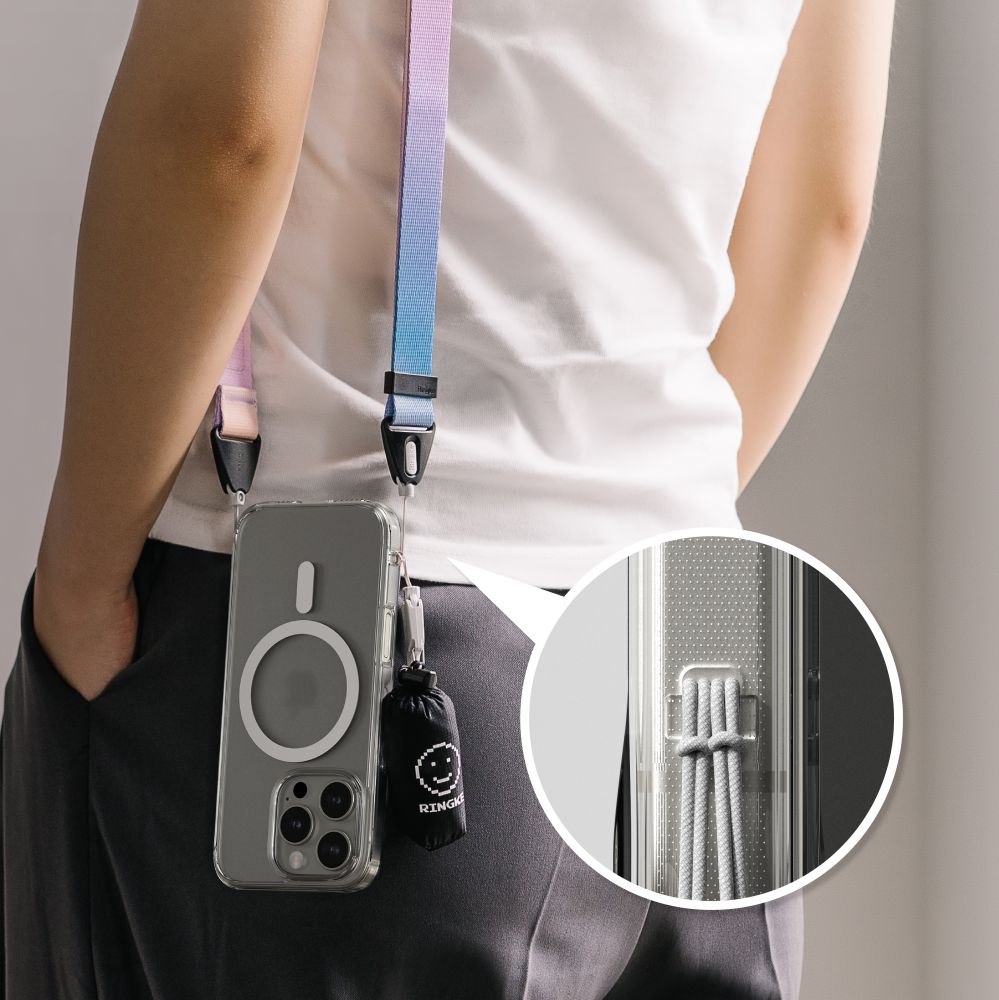 COQUE RINGKE FUSION MAGNETIQUE MAGSAFE IPHONE 16 PRO MATTE TRANSPARENT