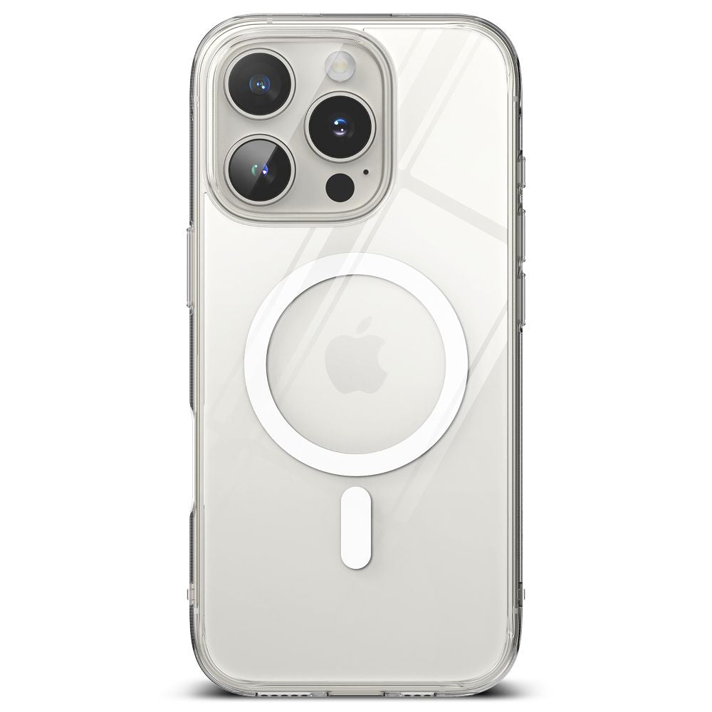 COQUE RINGKE FUSION MAGNETIQUE MAGSAFE IPHONE 16 PRO MAX TRANSPARENTE