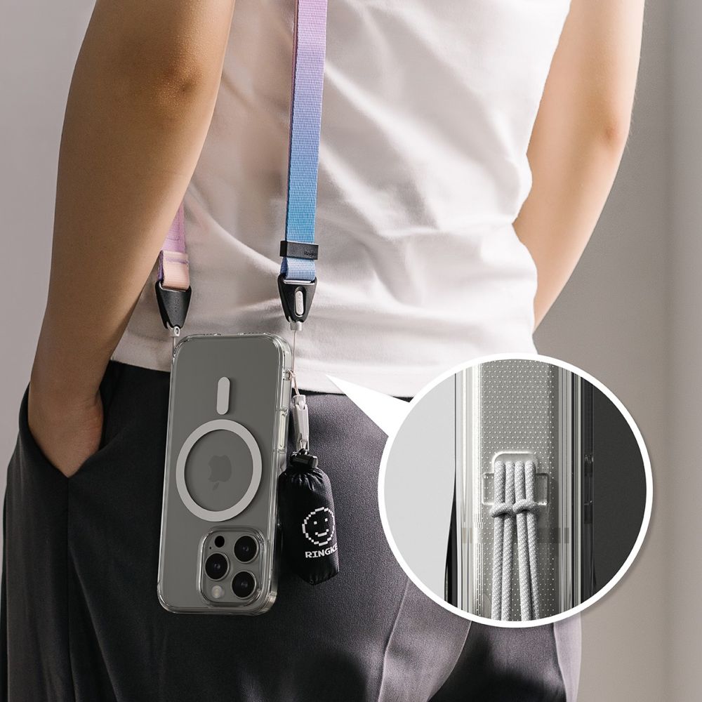 COQUE RINGKE FUSION MAGNETIQUE MAGSAFE IPHONE 16 PRO MAX TRANSPARENTE