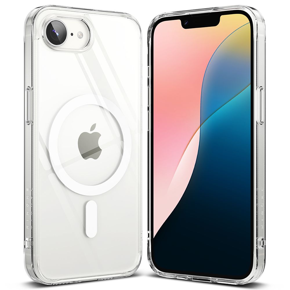 COQUE RINGKE FUSION MAGNETIQUE MAGSAFE IPHONE 16E TRANSPARENTE
