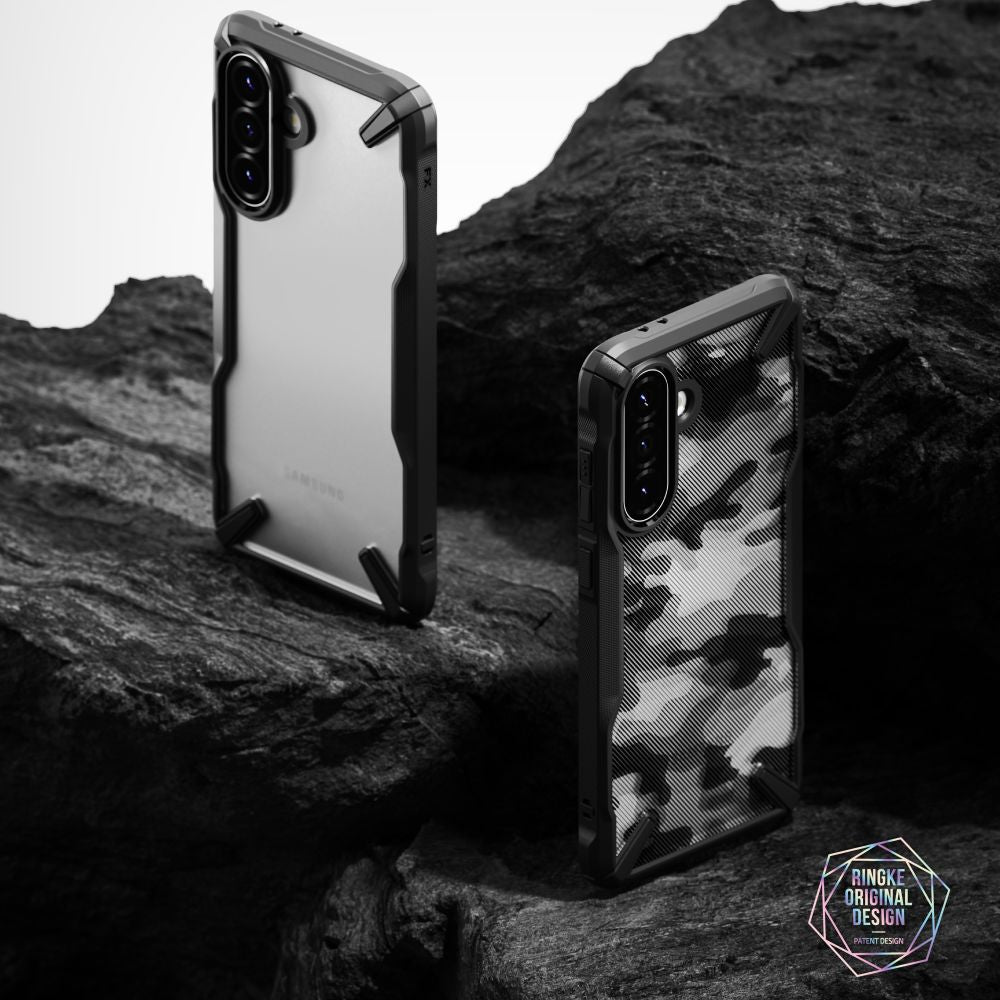 COQUE RINGKE FUSION X GALAXY A36 / A56 5G CAMO NOIR