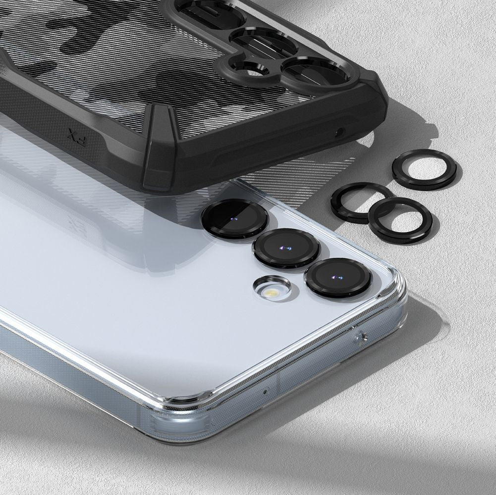 COQUE RINGKE FUSION X GALAXY A55 5G NOIRE