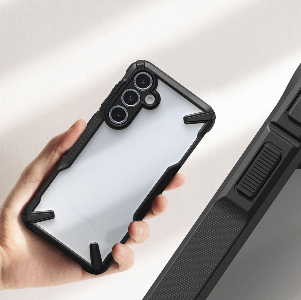 COQUE RINGKE FUSION X GALAXY A55 5G NOIRE