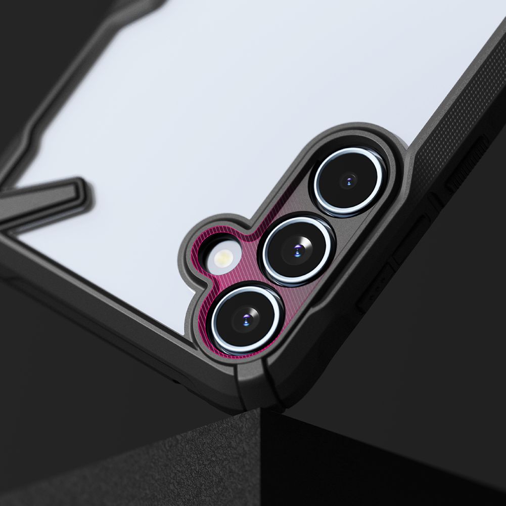 COQUE RINGKE FUSION X GALAXY A55 5G NOIRE