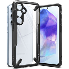 COQUE RINGKE FUSION X GALAXY A55 5G NOIRE