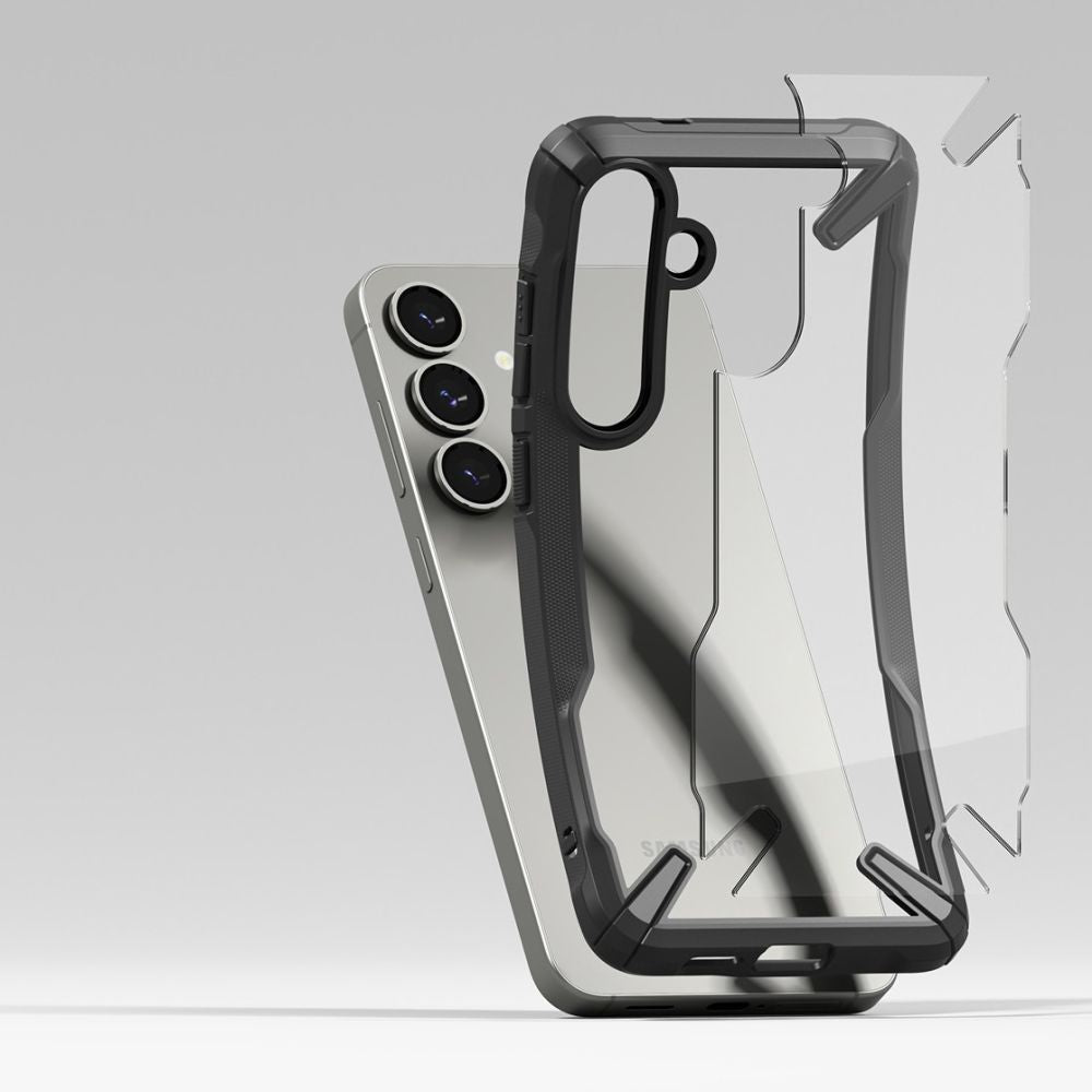COQUE RINGKE FUSION X GALAXY S25 NOIRE