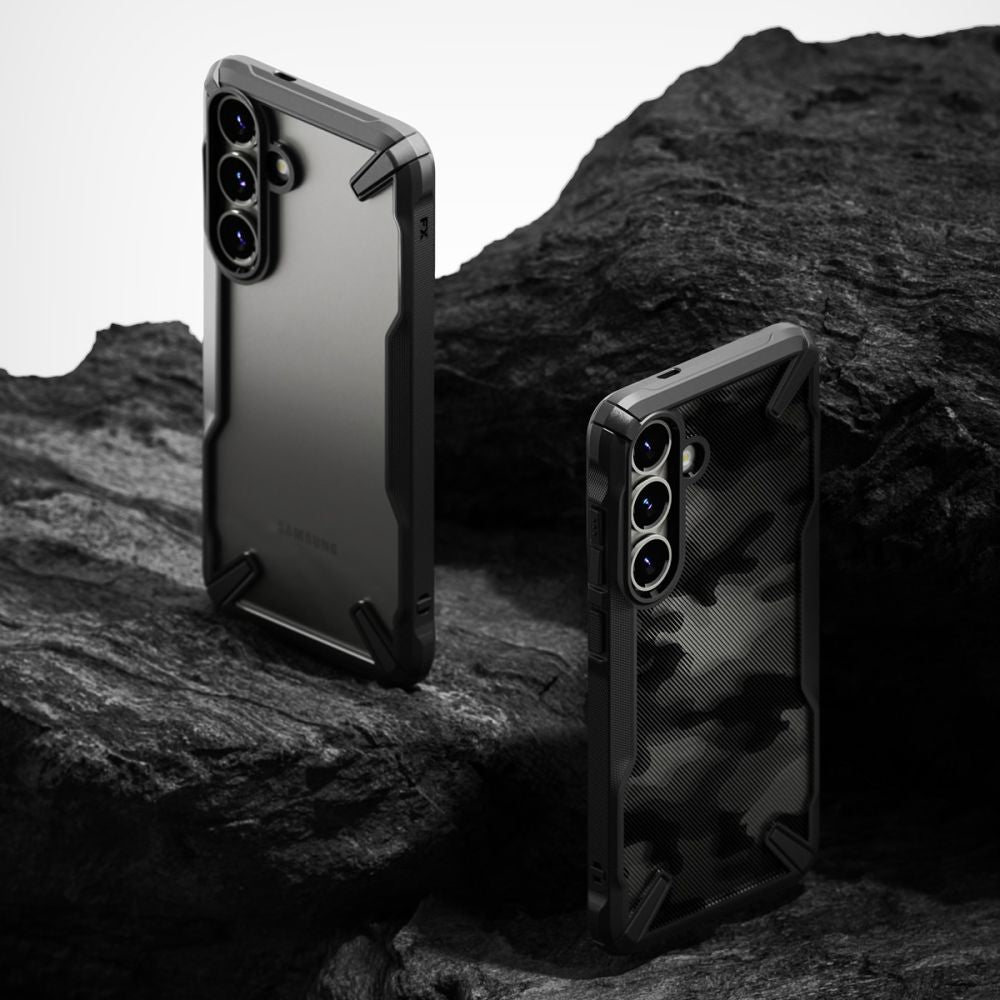 COQUE RINGKE FUSION X GALAXY S25 NOIRE