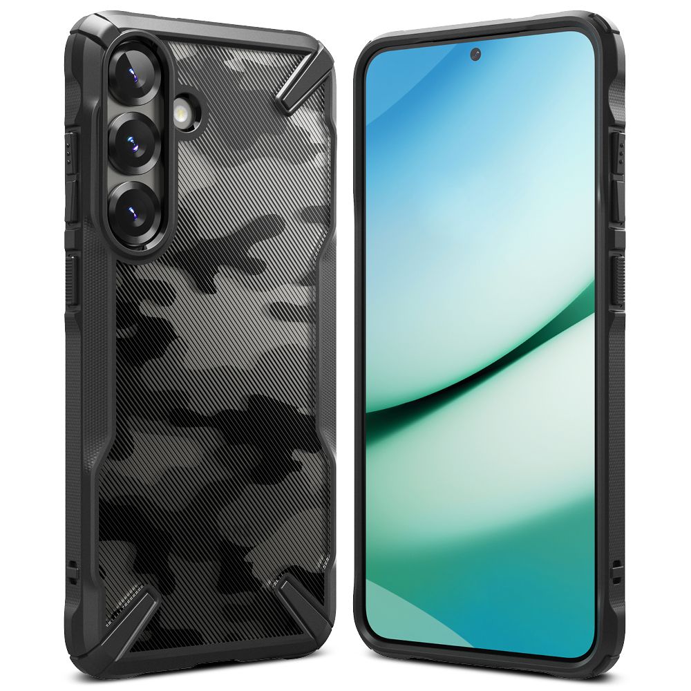 COQUE RINGKE FUSION X GALAXY S25 CAMO NOIR