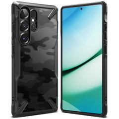 COQUE RINGKE FUSION X GALAXY S25 ULTRA CAMO NOIR
