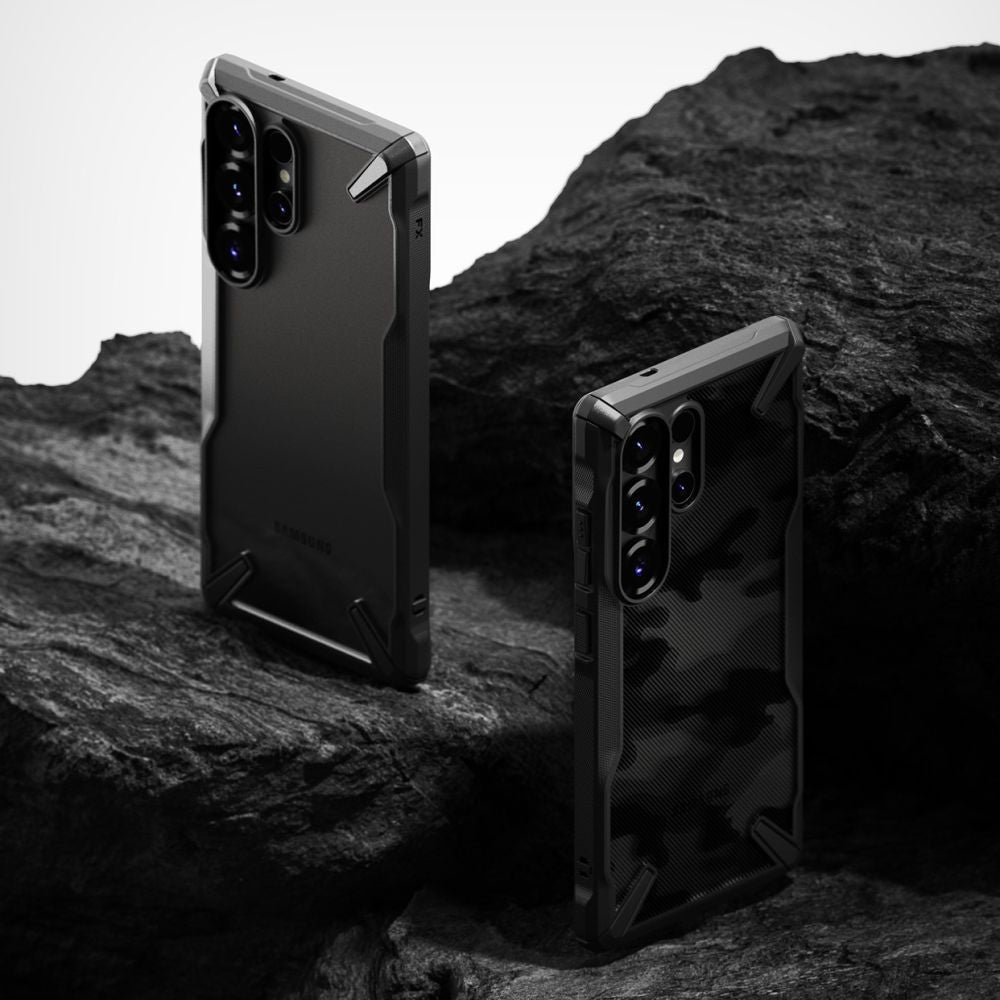 COQUE RINGKE FUSION X GALAXY S25 ULTRA CAMO NOIR