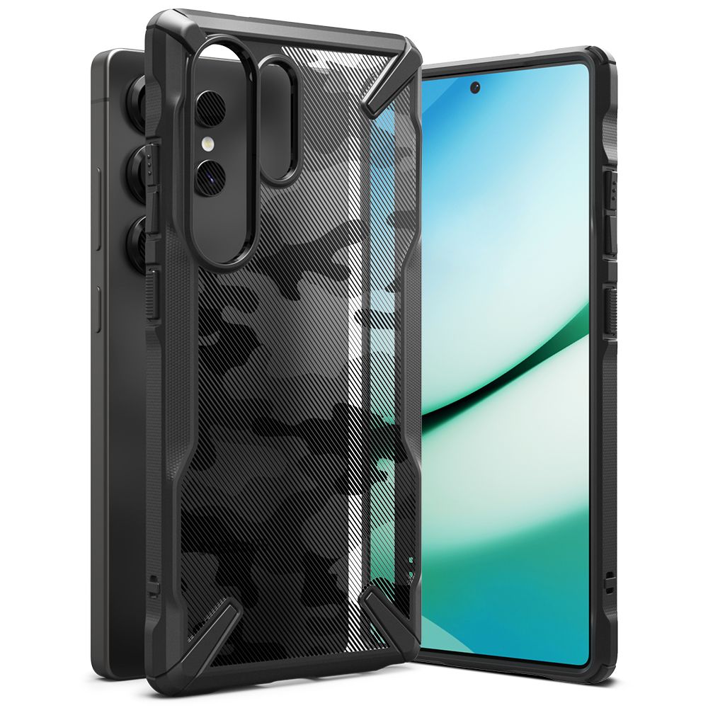 COQUE RINGKE FUSION X GALAXY S25 ULTRA CAMO NOIR