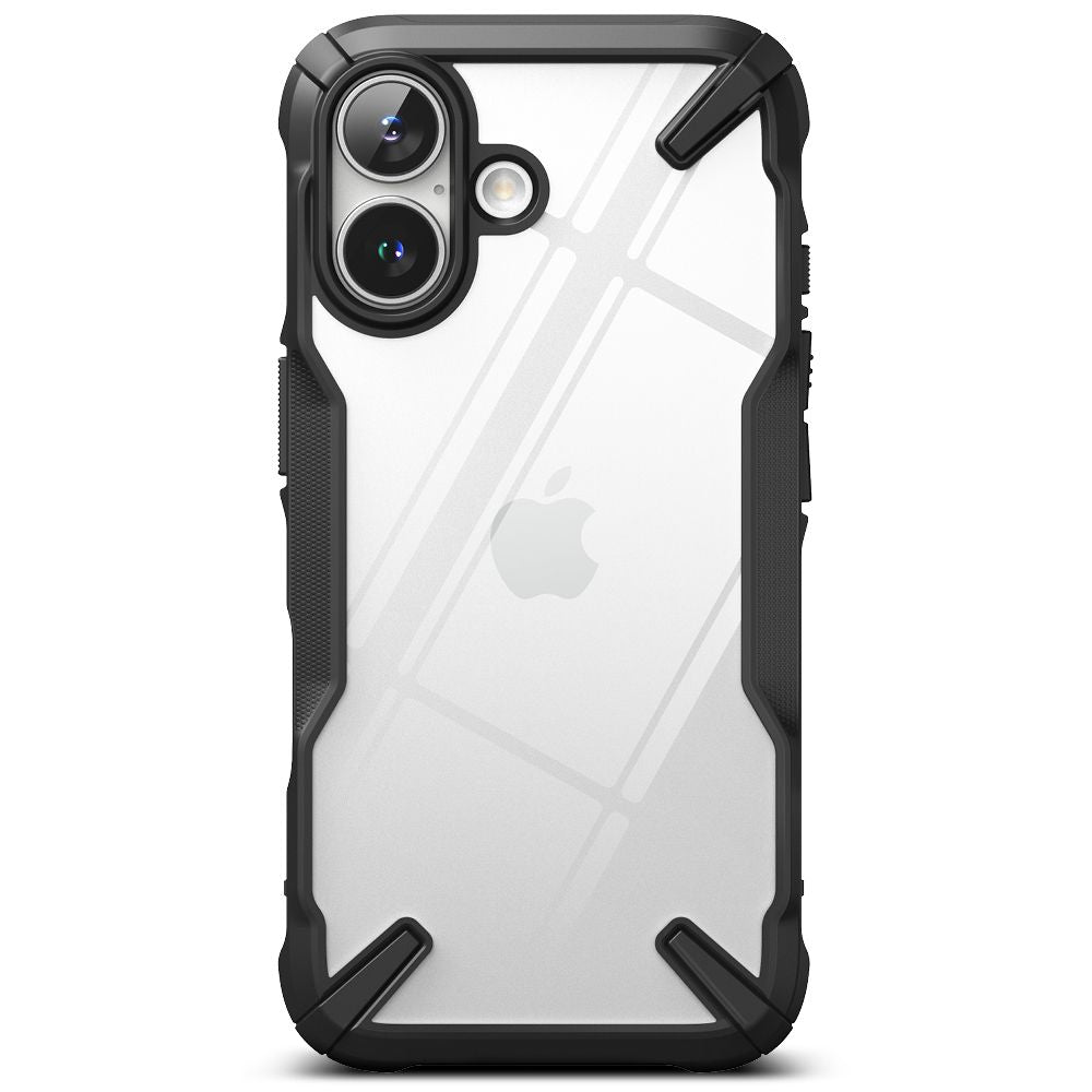 COQUE POUR IPHONE 16 RINGKE FUSION X NOIRE