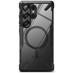 COQUE RINGKE FUSION X MAGNETIQUE MAGSAFE GALAXY S25 ULTRA NOIR