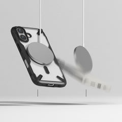 COQUE RINGKE FUSION X MAGNETIQUE MAGSAFE IPHONE 16 NOIRE