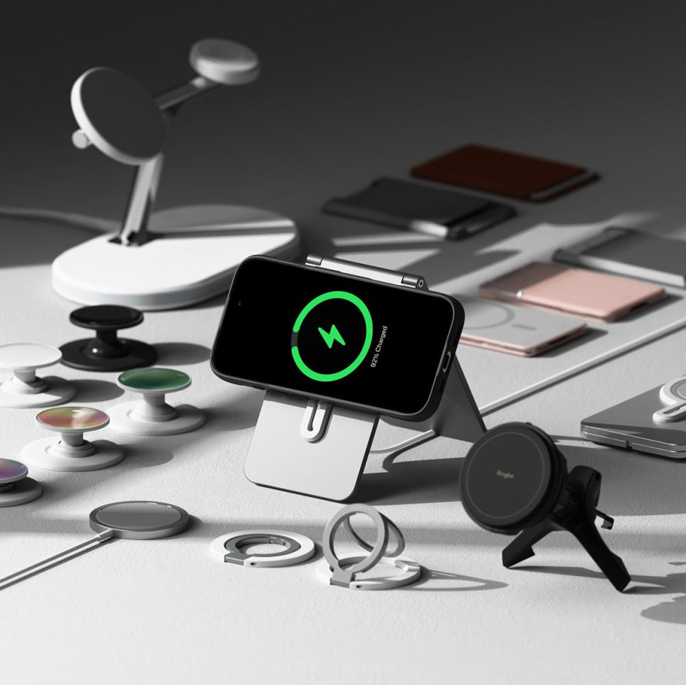 COQUE RINGKE FUSION X MAGNETIQUE MAGSAFE IPHONE 16 NOIRE