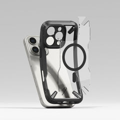 COQUE RINGKE FUSION X MAGNETIQUE MAGSAFE IPHONE 16 PRO MAX NOIR