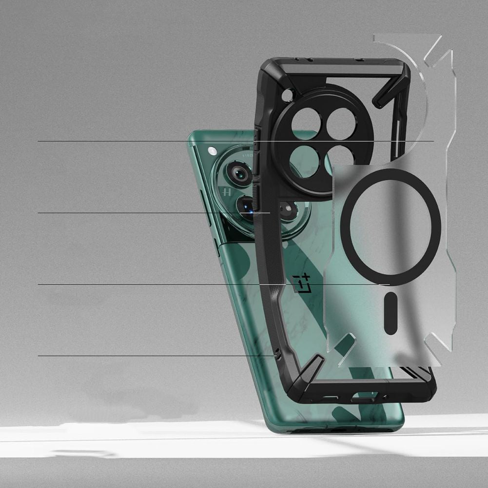 RINGKE FUSION X MAGNETIQUE MAGSAFE ONEPLUS 12 NOIR MAT