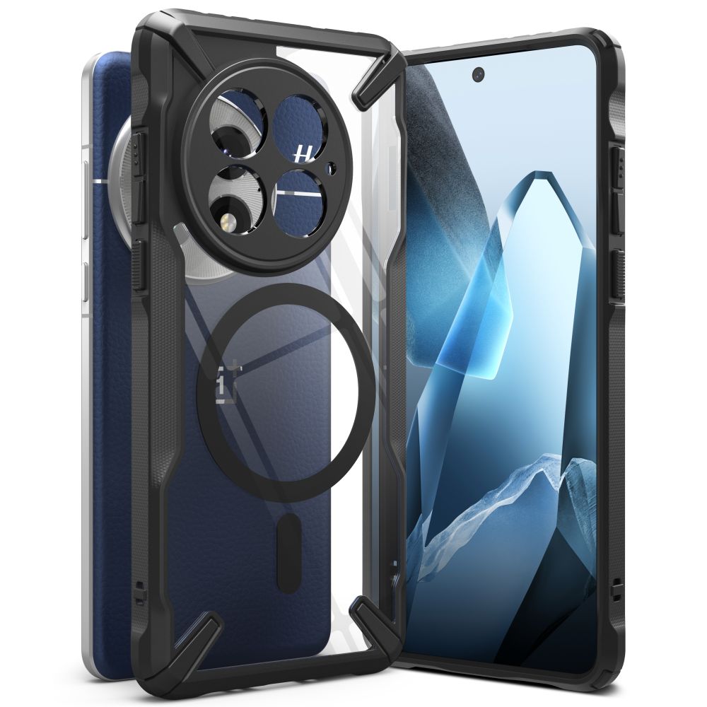 COQUE RINGKE FUSION X MAGNETIQUE MAGSAFE ONEPLUS 13 NOIR