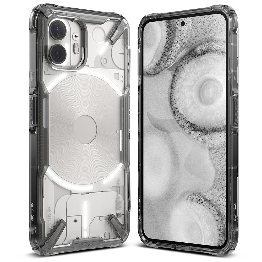 COQUE RINGKE FUSION X NOTHING PHONE 2 NOIR FUMÉ