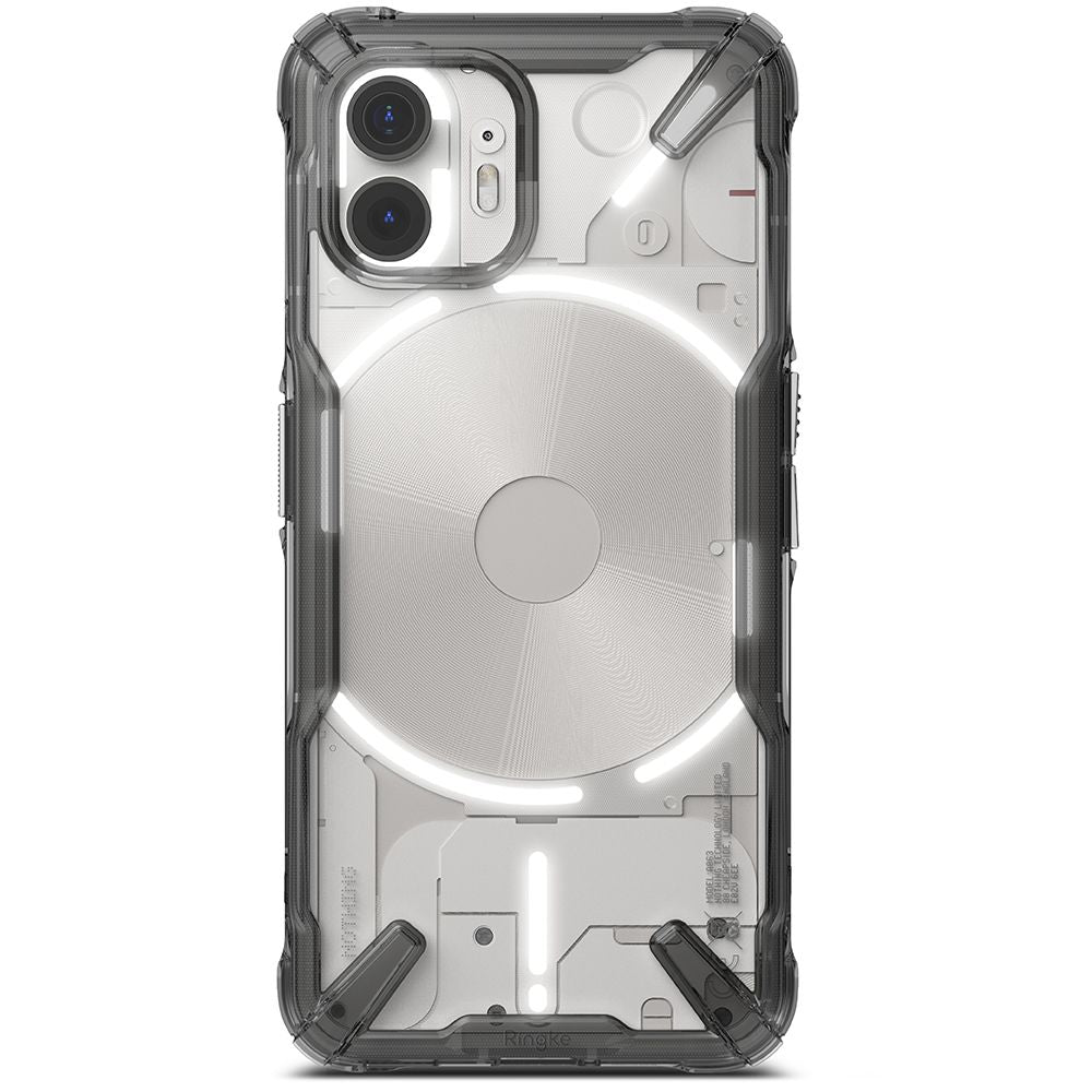 COQUE RINGKE FUSION X NOTHING PHONE 2 NOIR FUMÉ