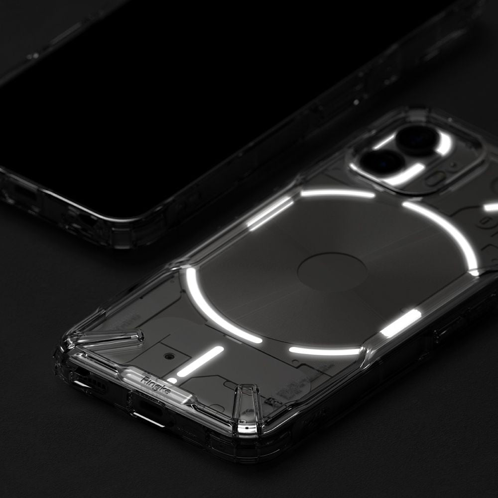 COQUE RINGKE FUSION X NOTHING PHONE 2 NOIR FUMÉ