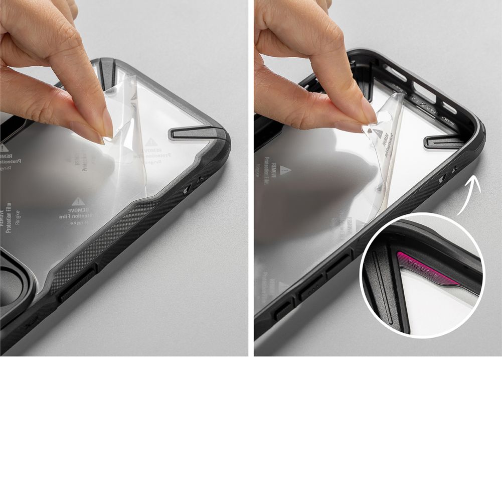 COQUE RINGKE FUSION X NOTHING PHONE 2A / 2A PLUS NOIRE