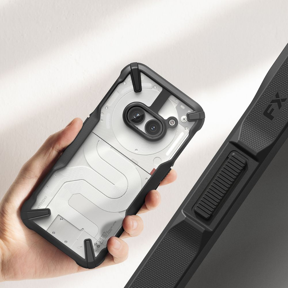 COQUE RINGKE FUSION X NOTHING PHONE 2A / 2A PLUS NOIRE
