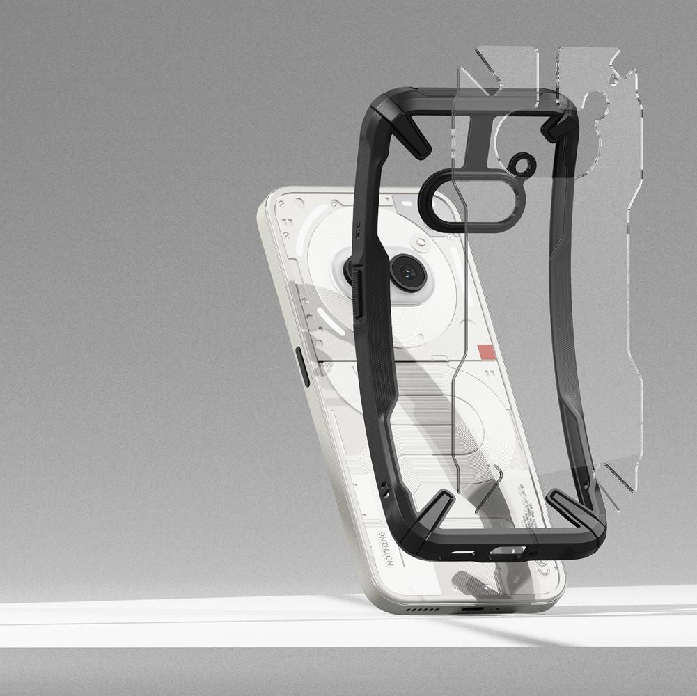 COQUE RINGKE FUSION X NOTHING PHONE 2A / 2A PLUS NOIRE
