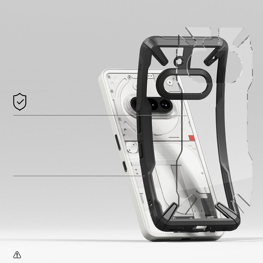 COQUE RINGKE FUSION X NOTHING PHONE 3A NOIRE