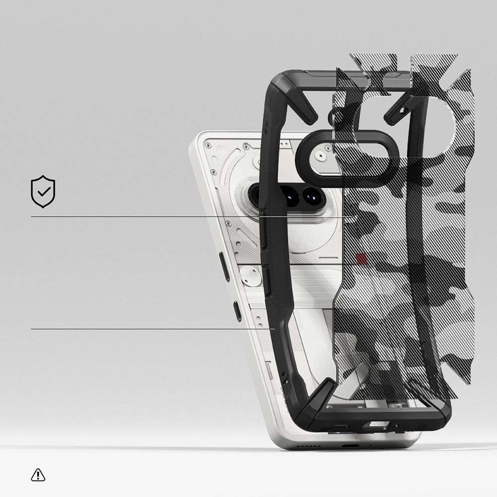 COQUE RINGKE FUSION X NOTHING PHONE 3A CAMO NOIR
