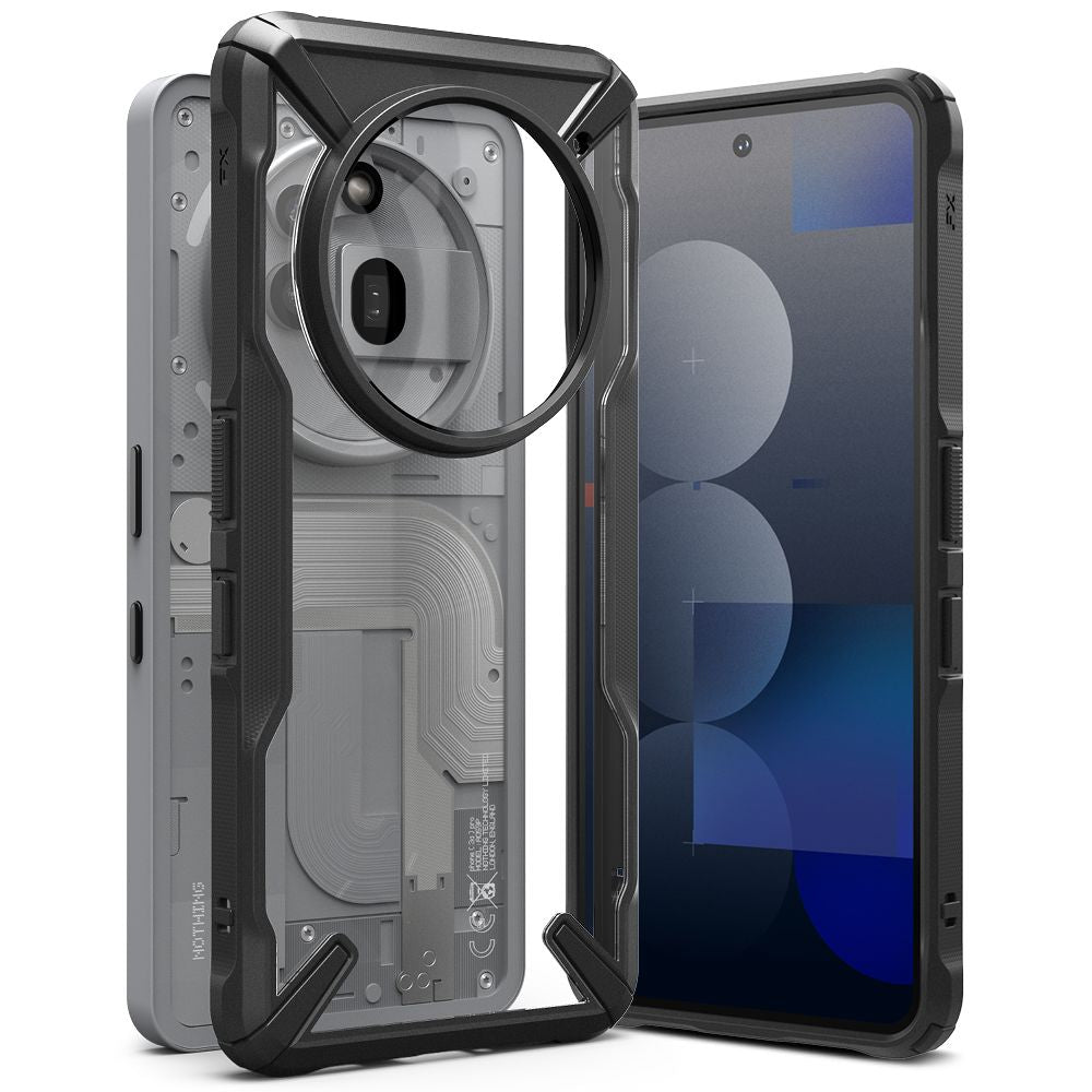 COQUE RINGKE FUSION X NOTHING PHONE 3A PRO NOIRE