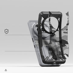 COQUE RINGKE FUSION X NOTHING PHONE 3A PRO CAMO NOIR