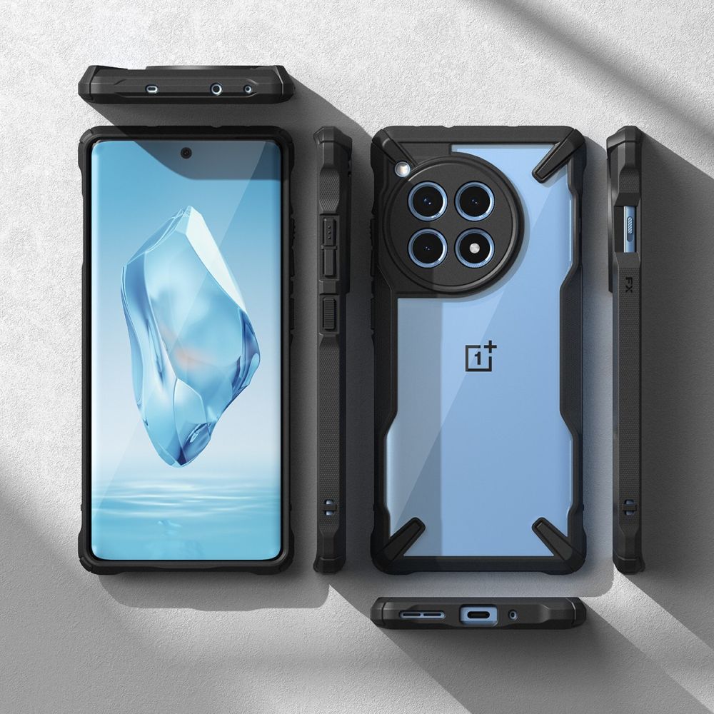 COQUE RINGKE FUSION X ONEPLUS 12R NOIRE