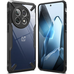 COQUE RINGKE FUSION X ONEPLUS 13 NOIRE