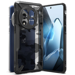COQUE RINGKE FUSION X ONEPLUS 13 CAMO NOIR