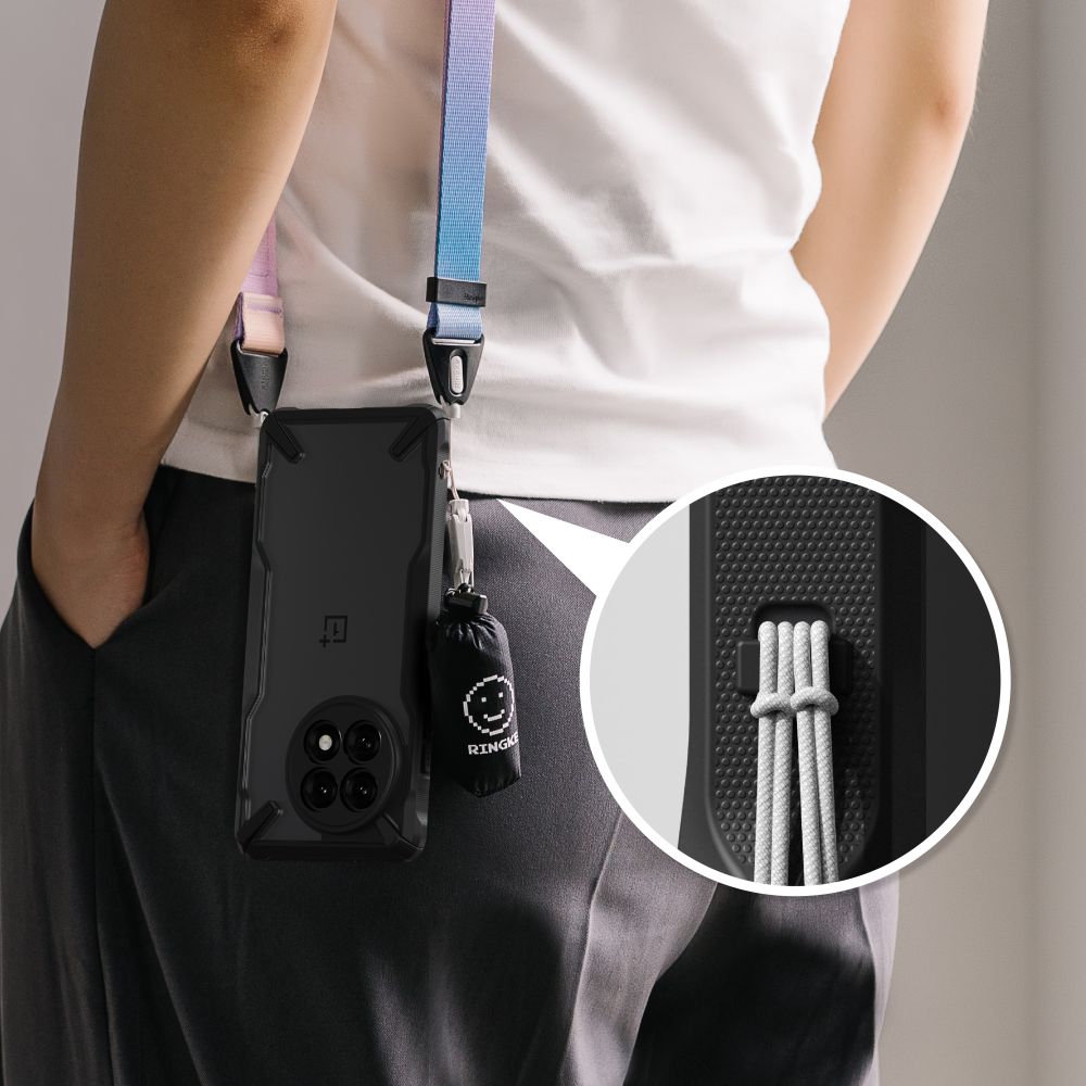 COQUE RINGKE FUSION X ONEPLUS 13R NOIRE