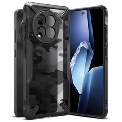 COQUE RINGKE FUSION X ONEPLUS 13R CAMO NOIR