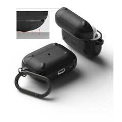 COQUE RINGKE ONYX POUR APPLE AIRPODS PRO 1 / 2 NOIRE