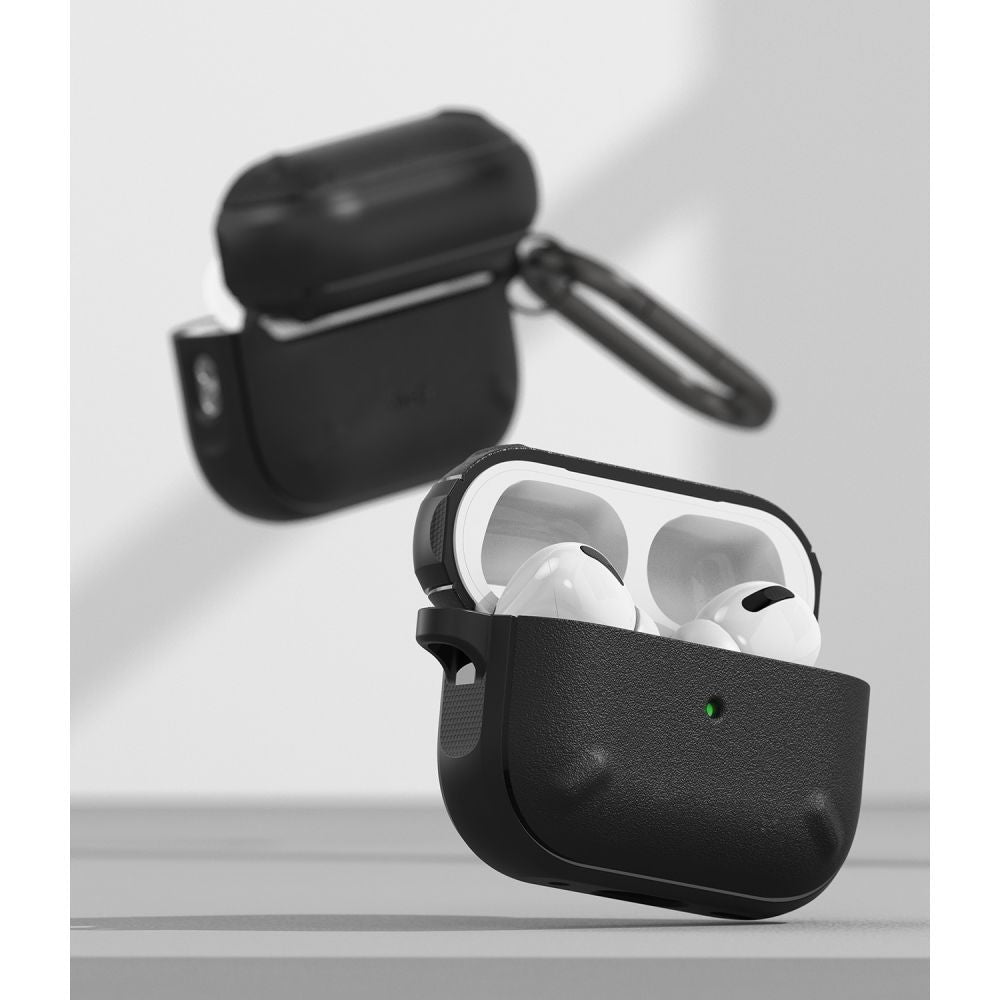 COQUE RINGKE ONYX POUR APPLE AIRPODS PRO 1 / 2 NOIRE