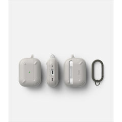 COQUE RINGKE ONYX POUR APPLE AIRPODS PRO 1 / 2 GRIS CHAUD