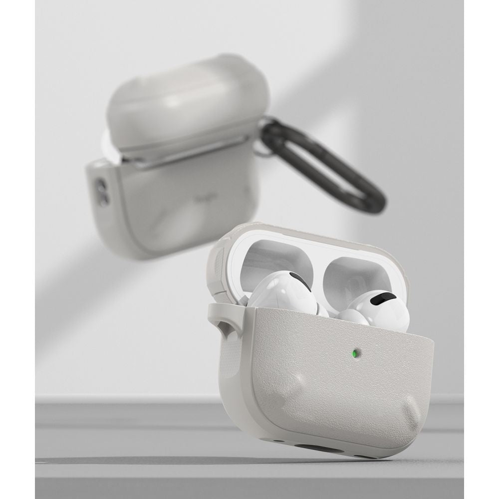 COQUE RINGKE ONYX POUR APPLE AIRPODS PRO 1 / 2 GRIS CHAUD