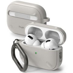 COQUE RINGKE ONYX POUR APPLE AIRPODS PRO 1 / 2 GRIS CHAUD