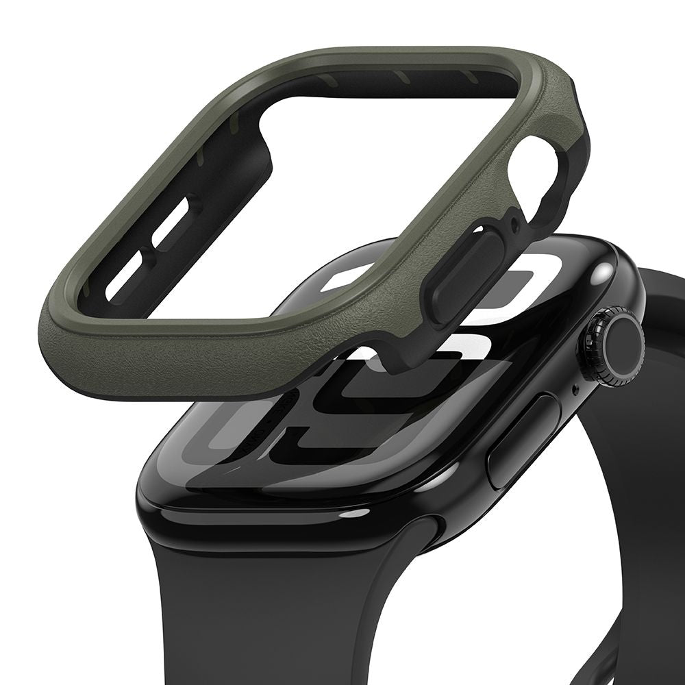 COQUE RINGKE ONYX APPLE WATCH 10 (46 MM) VERT FONCÉ