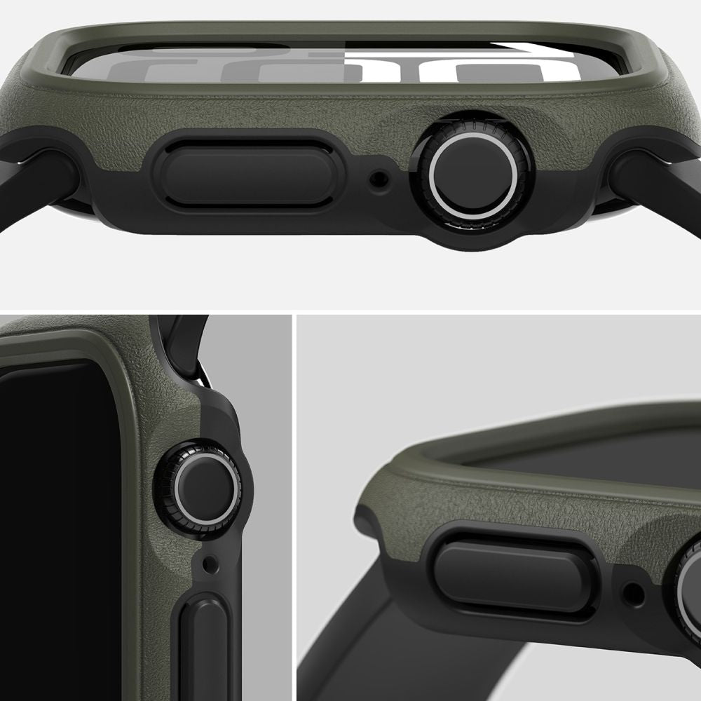 COQUE RINGKE ONYX APPLE WATCH 10 (46 MM) VERT FONCÉ